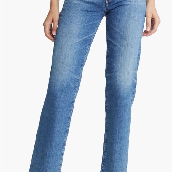 Ag Adriano Goldschmied Alexxis High Rise Straight Jeans size 25 New with tags - Picture 2 of 11